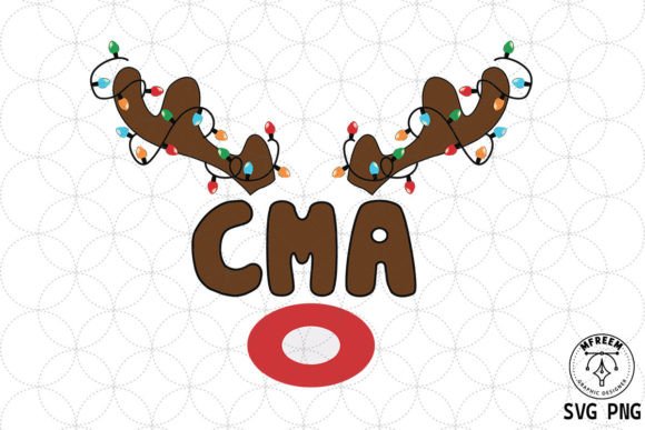 CMA Retro Christmas SVG Sublimation