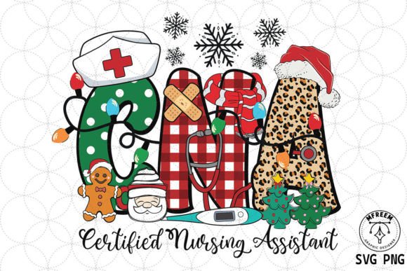 CNA Retro Christmas SVG Sublimation