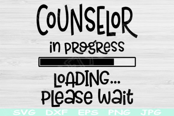 Counselor in Progress Loading Svg File
