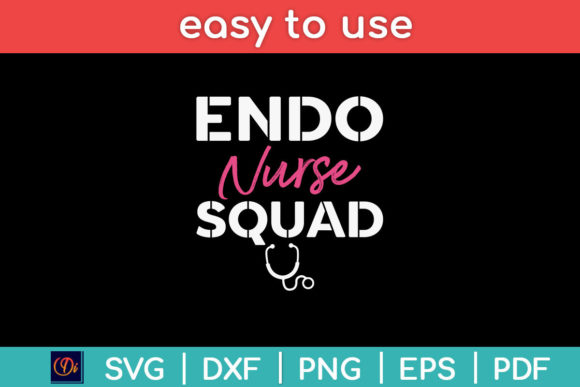 Endo Nurse Squad Mothers Day Svg Design