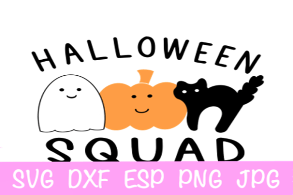 Halloween Squad SVG: Graphics for Crafts and Creative Projects