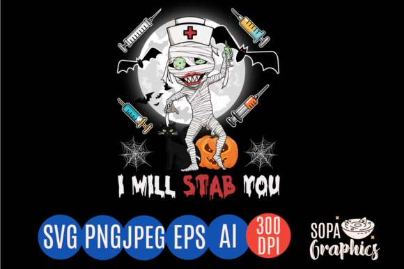 Nurse Halloween Pumpkin Zombie Svg Graphics