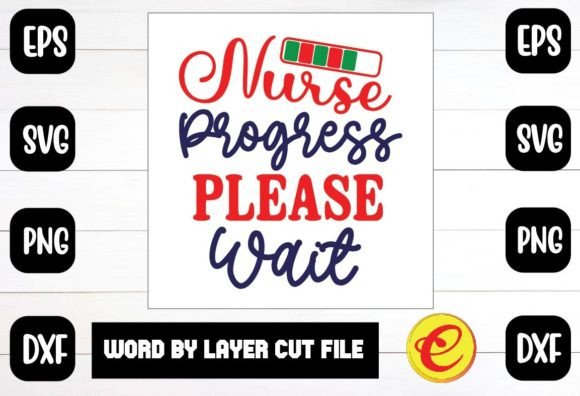 Nurse Progress Please Wait Svg Graphics and Crafts