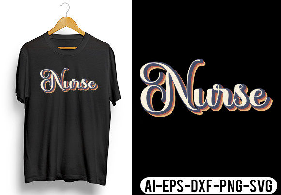 Nurse Sublimation T-Shirt Svg Design