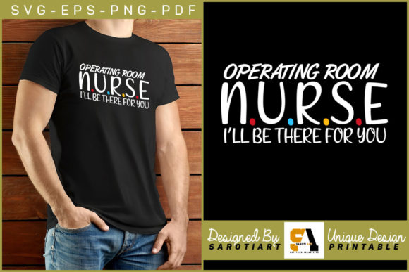Nurse T-shirt Operation Room Graphic SVG