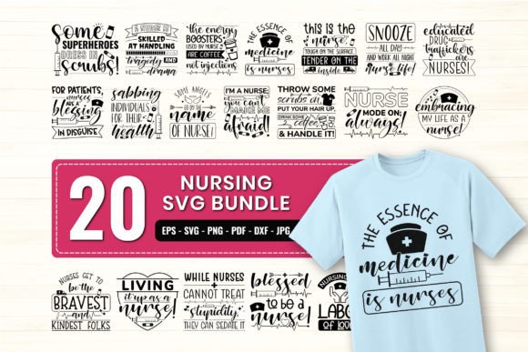 Nursing Student SVG Bundle for Crafts & Graphics
