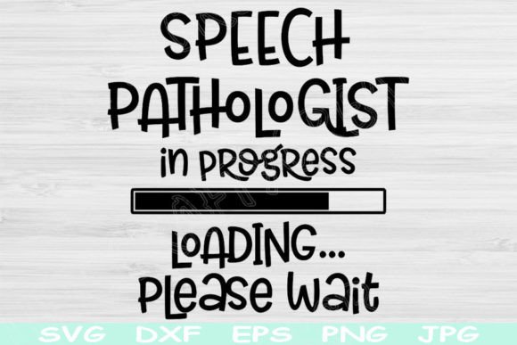 Speech Pathologist Svg in Progress Dxf Graphics